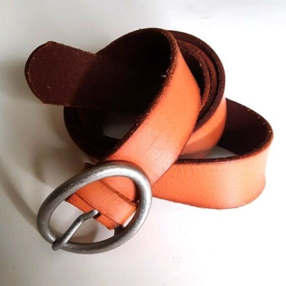 Lucky Brand Leather Belt size M/L 51" Long - Picture 1 of 11